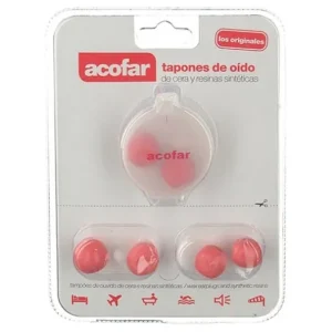 Ohren | ACOFAR Wachsstöpsel für den Gehörgang 6 Stück