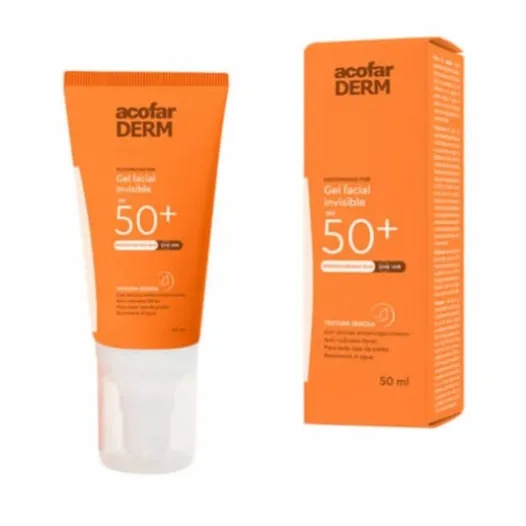 Sonnenschutz | Acofarderm SPF 50+ Unsichtbares Gesichtsgel 50ml