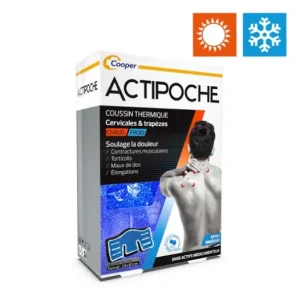 Wärme/-kältekissen | Actipoche Coussin Thermique Chaud/Froid Cervicales Et Trapèzes avec Microbilles 24x40cm