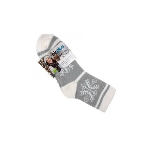 Socken | Airplus -Kabinenschuh Schneeflocke Grau
