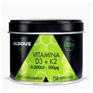 Vitamine | Aldous Bio Vitamina D3 + K2 Aldous 250 Comprimidos