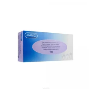 Handschuhe | Alvita Guantes de Examen de Vinilo Sin Polvo TS 100uds