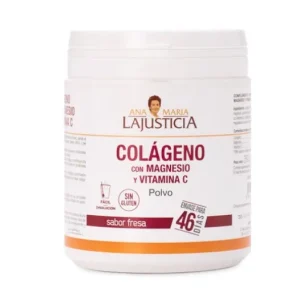 Natürliche Diätetik | Ana Maria Lajusticia Kollagen mit Magnesium und Vitamin C Erdbeergeschmack 350g