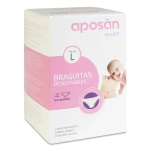Schwangerschaft Und Stillzeit | APOSAN Aposán Braguitas Desechables Postparto Malla Talla L 4uds