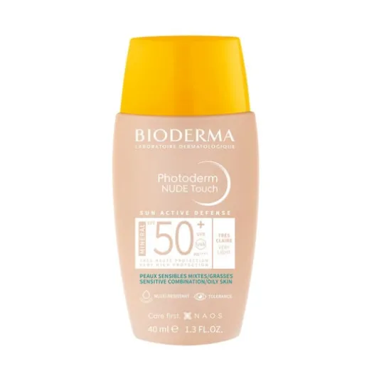 Sonnenschutz | Bioderma Photoderm NUDE Touch Mineral SPF50+ Muy Claro 40ml