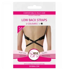 Sport | Bye Bra Open Back Bra Adapter Black and White 3uds