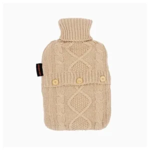 Wärme/-kältekissen | Calindoo Strick-Wärmflasche Rot 2000ml