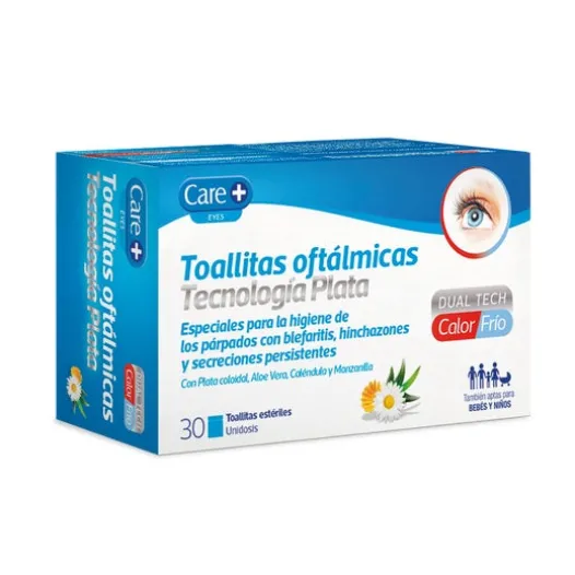 Augenpflege | Care+ Toallitas oftálmicas Tecnología Plata 30 und , (Código PF )