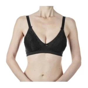 Pflege Für Mütter | Chicco Sujetador Lactancia Algodon Negro Talla 4D 1ud