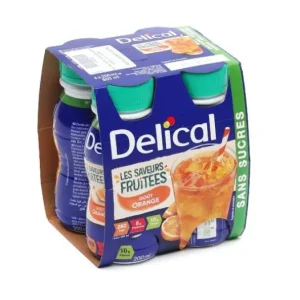 Sportlernahrung | Delical Bebida Afrutada Naranja 4x200ml