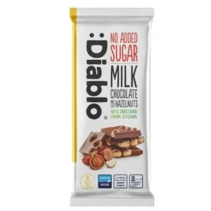 Ökologische Ernährung | Diablo : Chocolate con Leche y Avellanas Stevia 75g