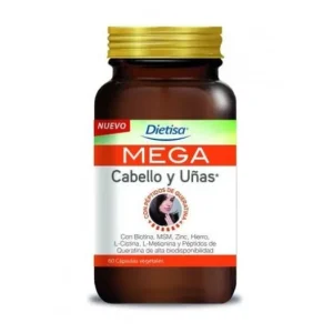 Nahrungsergänzungsmittel Für Die Schönheit | DIETISA Diät Mega Haare und Nägel 60 Kapseln
