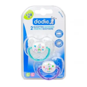 Zubehör | Dodie Anatomischer Schnuller Silikon Duo Lüfter +18 Monate