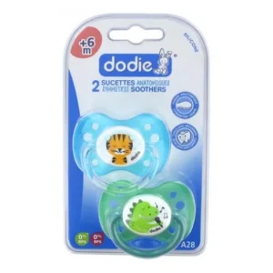 Zubehör | Dodie Duo Anatomischer Schnuller Silikon Zeichnung Garon +6 Monate