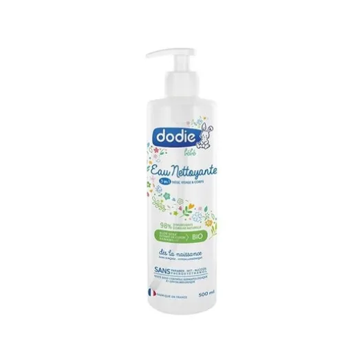 Babypflege | Dodie Reinigungswasser 3 in 1 Sige, Gesicht & Korps 500ml