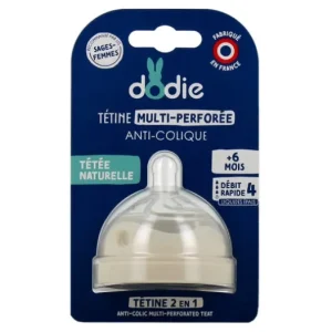 Babynahrung | Dodie Tetina Multiperforada Anticólico Flujo 4 +6M 1ud