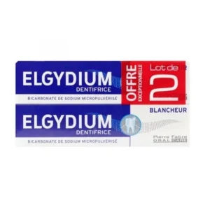 Mund | Elgydium Weiße Zahnpasta Set von 2 x 75 ml