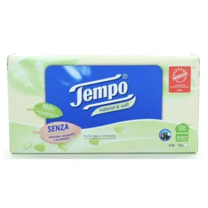 Taschentücher | Essity Tempo Box Natural & Soft Tissues 70uds