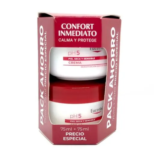 Gesicht | Eucerin Pack Crema PH5 Piel Seca y Sensible 2x75ml