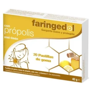 Naturheilmittel | FARINGEDOL Honig mit Zitrone 20 Gummipastillen