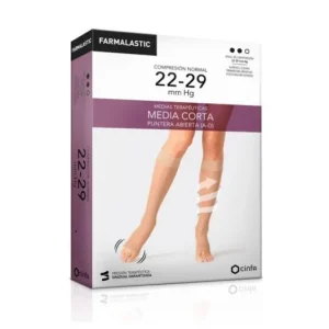 Strumpfhose Kurz | Farmalastic Media Corta Normal P/A Camel 1 Par