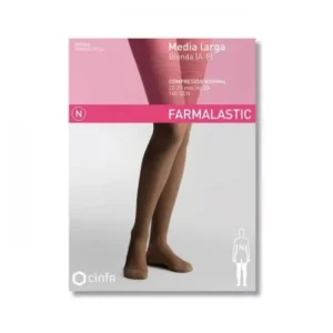 Strumpfhose Lang | Farmalastic media larga blonda (A-F) normale Kompression groß schwarz 1 Stück