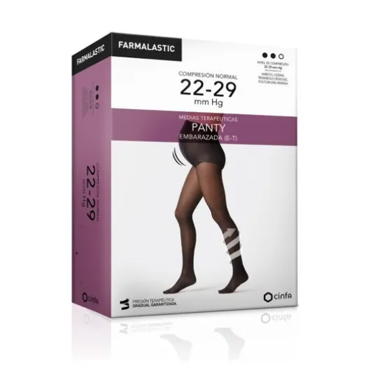Strumpfhosen | Farmalastic Schwangerschaftshöschen (E-T) normale Kompression T-big schwarz 1 Stück