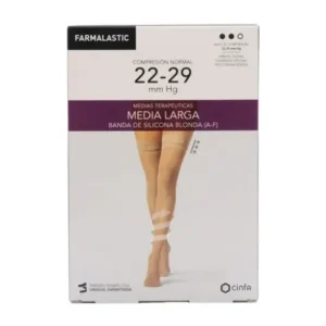 Strumpfhose Lang | Farmalastic Strumpf lange Spitze (A-F) normale Kompression T-reina plus beige 1ud
