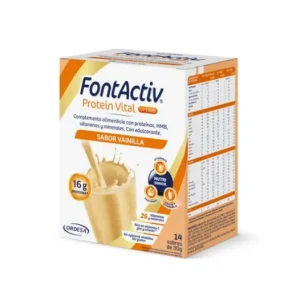 Sportlernahrung | FontActiv Protein Vital Vanille 14 Umschläge