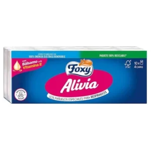 Taschentücher | Foxy Alivia Pañuelos Cuidado Nasal 10x9uds