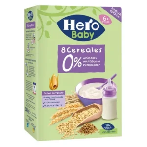 Babynahrung | Hero Baby 8 Cereales 0% Azúcares Añadidos +6M 340g
