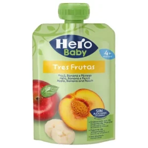 Ökologische Ernährung | Hero Baby 3 Frutas 100g