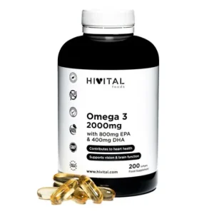 Kreislauf | Hivital Foods Omega 3 2000mg 200Kapseln