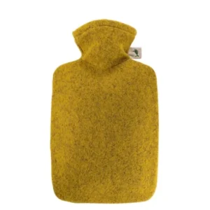 Wärmflaschen | Hugo Frosch Wärmflasche Moltonbezug Senf 1,8l