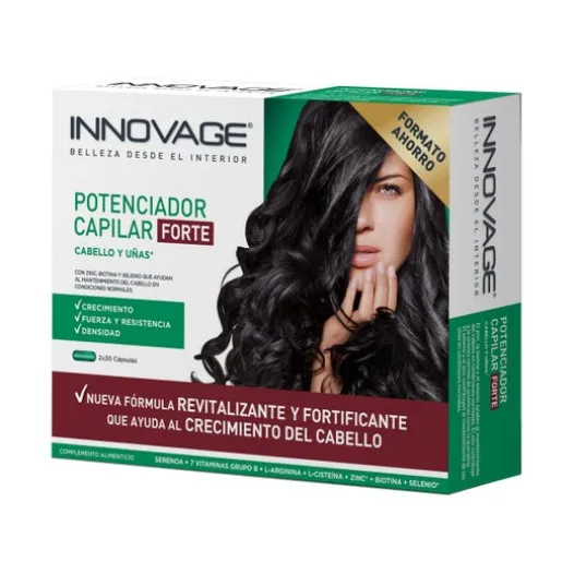 Nahrungsergänzungsmittel Für Die Schönheit | Innovage Potenciador Capilar Forte Duplo ®,