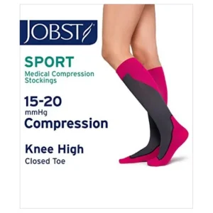 Socken | Jobst Sport Socke 15-20mmHg CC1 T-S Rosa 2pcs