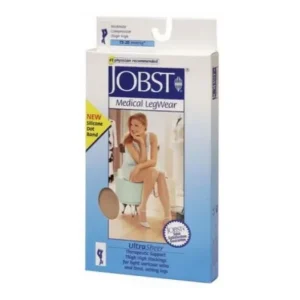 Strumpfhose Lang | Jobst Ultra Sheer Media 15-20mmhg Negro T5 1 Par