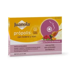 Naturheilmittel | Juanola ™ Pastillen mit Propolis Efeu und Waldfrucht 24 Stck.