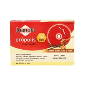 Naturheilmittel | Juanola ™ Propolis mit Honig Geschmack Lakritz 24 Stück