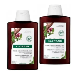 Haar | Klorane duo shampooing Quinine 2 x 400 ml , (Código PF )