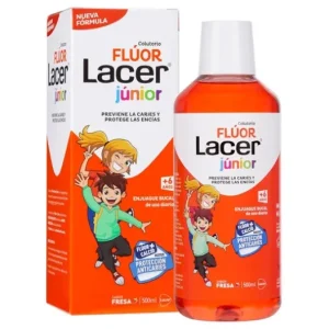 Kinder | Lacer 0,05% Fluor Mundspülung mit Erdbeergeschmack 500ml
