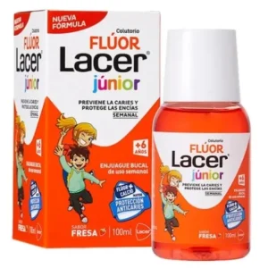 Kinder | Lacer Fluor Mundspülung 0,2 % Erdbeergeschmack 100 ml