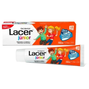 Kinder | Lacer Junior Zahngel mit Erdbeergeschmack 75ml