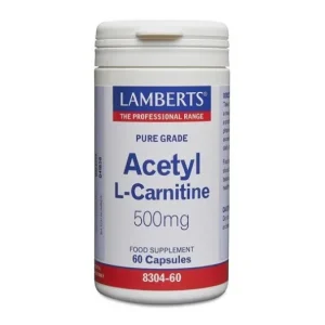 Sportlernahrung | Lamberts Acetyl L-Carnitin 60kapseln
