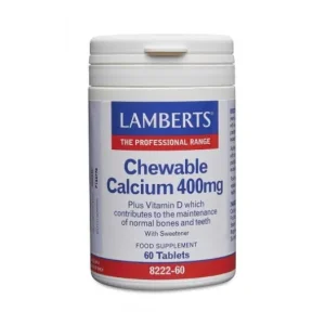 Damenhygiene | Lamberts Calcium Kautabletten 400 Mg 60 Comp