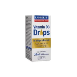 Knochen | Lamberts Vitamin D3 in Tropfen 20ml