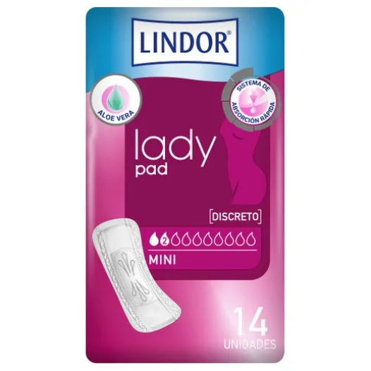 Damenhygiene | Lindor Lady Pad Normale Pads 14 Stück