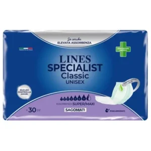 Harnwege | Lines Shaped Diapers Size Super 30uds
