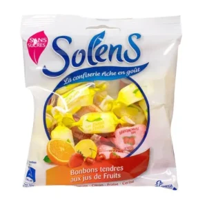 Naturheilmittel | Solens Löst weiche Bonbons mit Fruchtsäften Zuckerfrei 100g