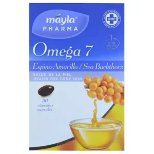 Nahrungsergänzungsmittel Für Die Schönheit | Mayla Omega-7 Weißdorn gelb 30 Kapseln